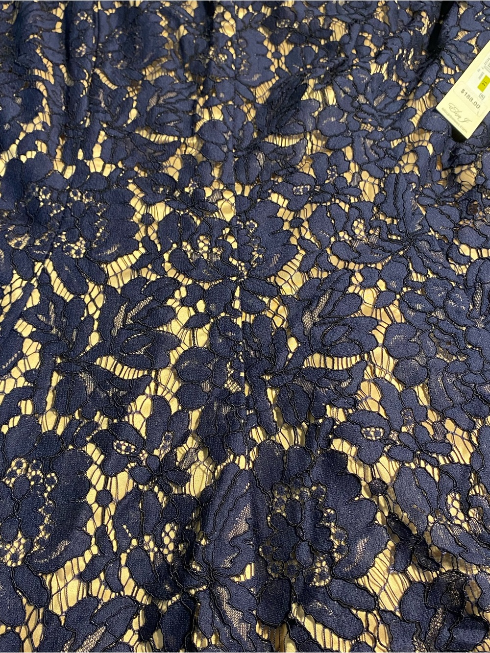Eliza J Navy Blue Lace Dress Size 14 NWT - Picture 3 of 15